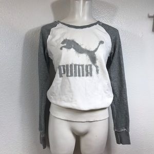 Puma Sport Women's XS Gray Pullover Sweater